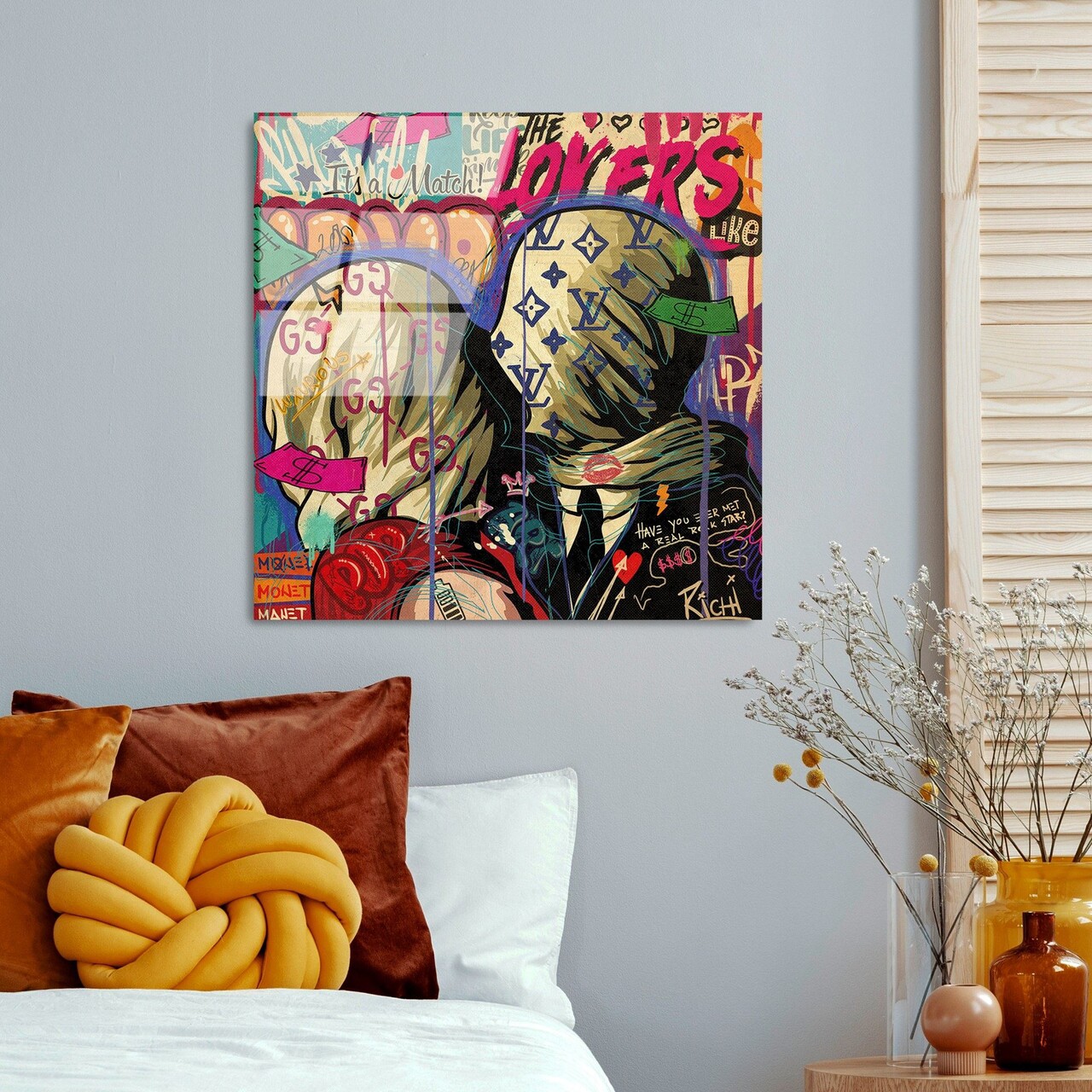 Tablou decorativ, UV-838, Dimensiune: 50 x 50 cm, Multicolor - view 3