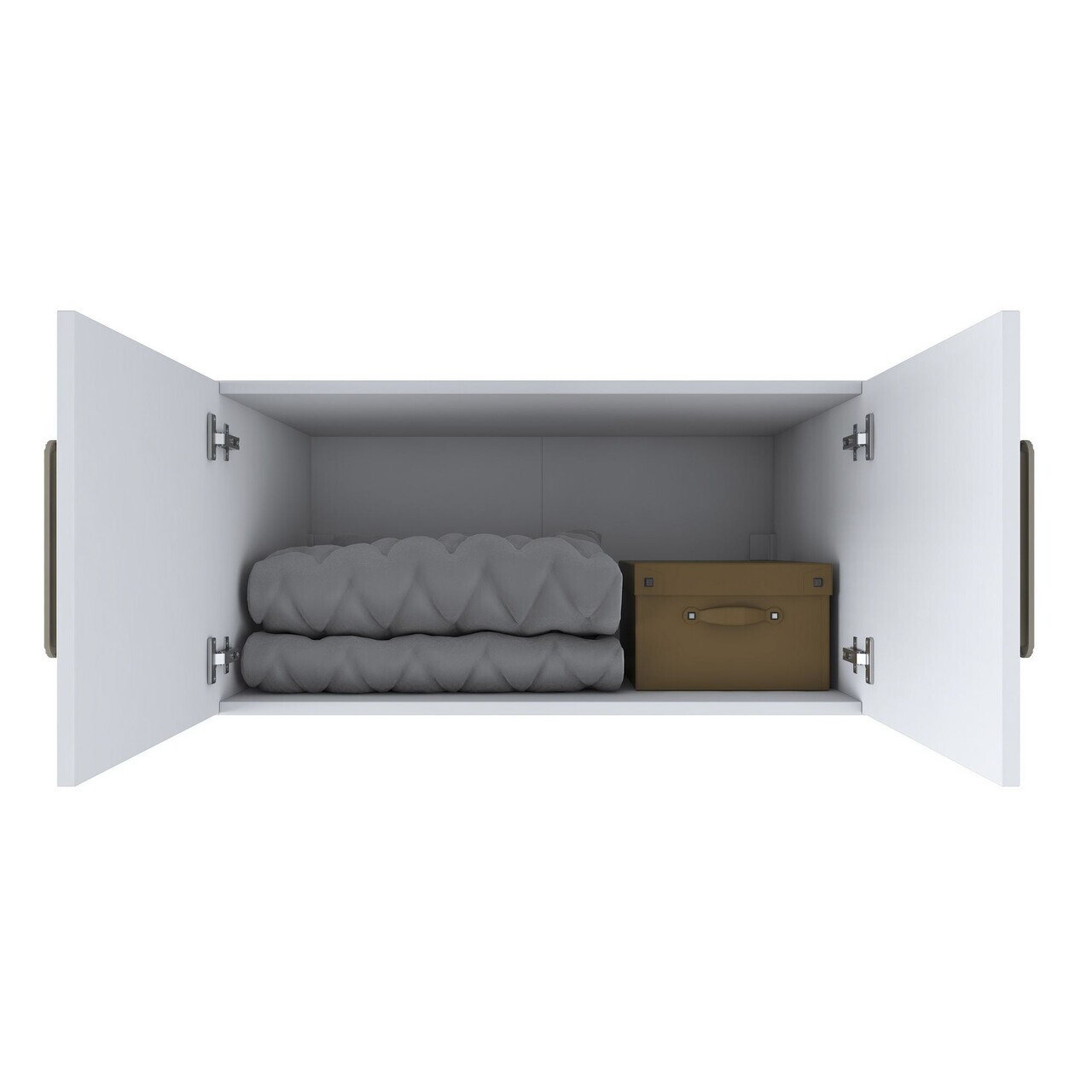 Dulap de perete, Hanah Home, BA166, 90x45x57.5 cm, PAL melaminat, Alb - view 9