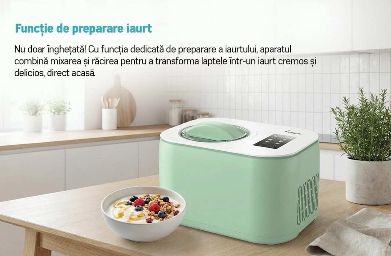 Masina inghetata Fram, 100W, 1L, verde/alb - view 5