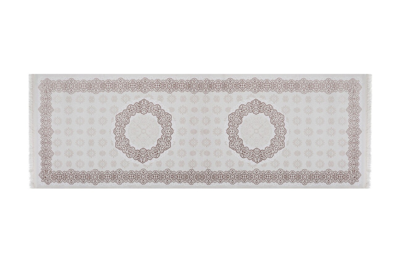 Covor, 4318A, 100x300 cm, Polipropilena, Bej / nurcă