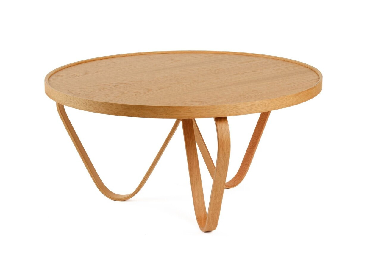 Masuta de cafea, Hanah Home, Spring 100, 100x48x100 cm, LEMN MASIV DE STEJAR, Stejar — imaginea 3