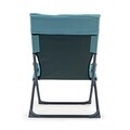 Scaun pentru gradina, Relax, Bizzotto, 60x90x86 cm, otel/poliester, turcoaz