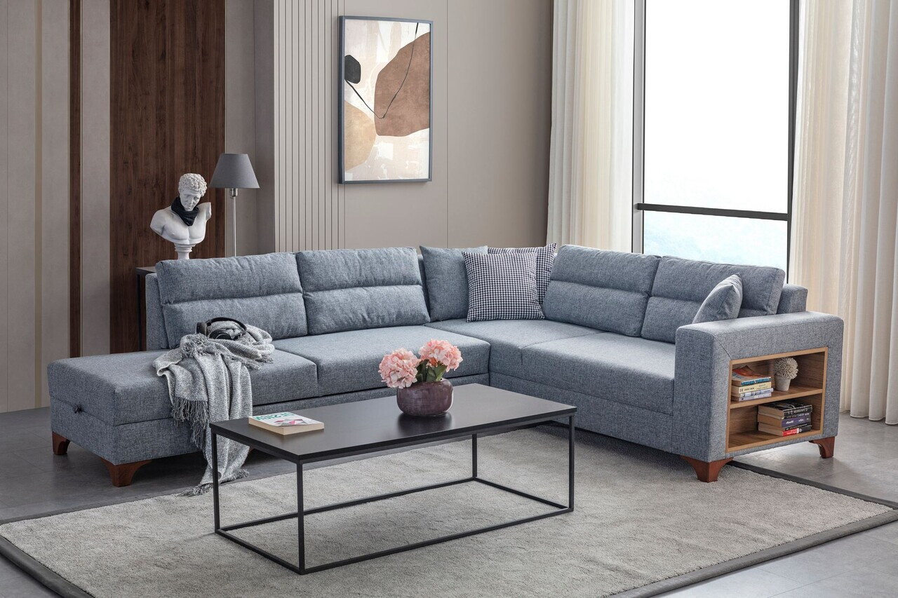 Coltar Atelier del Sofa 752EST1389 PAL ACOPERIT CU CARPEN/MELAMINAT Gri