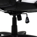 Scaun de birou Garmin-Bucket, Pakoworld, 67x60x113 cm, piele ecologica, negru