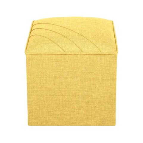 Taburet, Atelier del Sofa, 558ZEN1363, Frame: 100% SOLID FIR WOOD, Galben