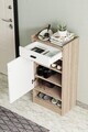 Pantofar, Hanah Home, Orfa, 50x120x33 cm, Stejar Sonomo / Alb