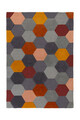 Covor Munro Rust Multi, Flair Rugs, 120x170 cm, lana, multicolor