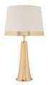 Lampa de masa Tower, Mauro Ferretti, 1 x E27, 40W, 30x54 cm, fier, auriu/alb