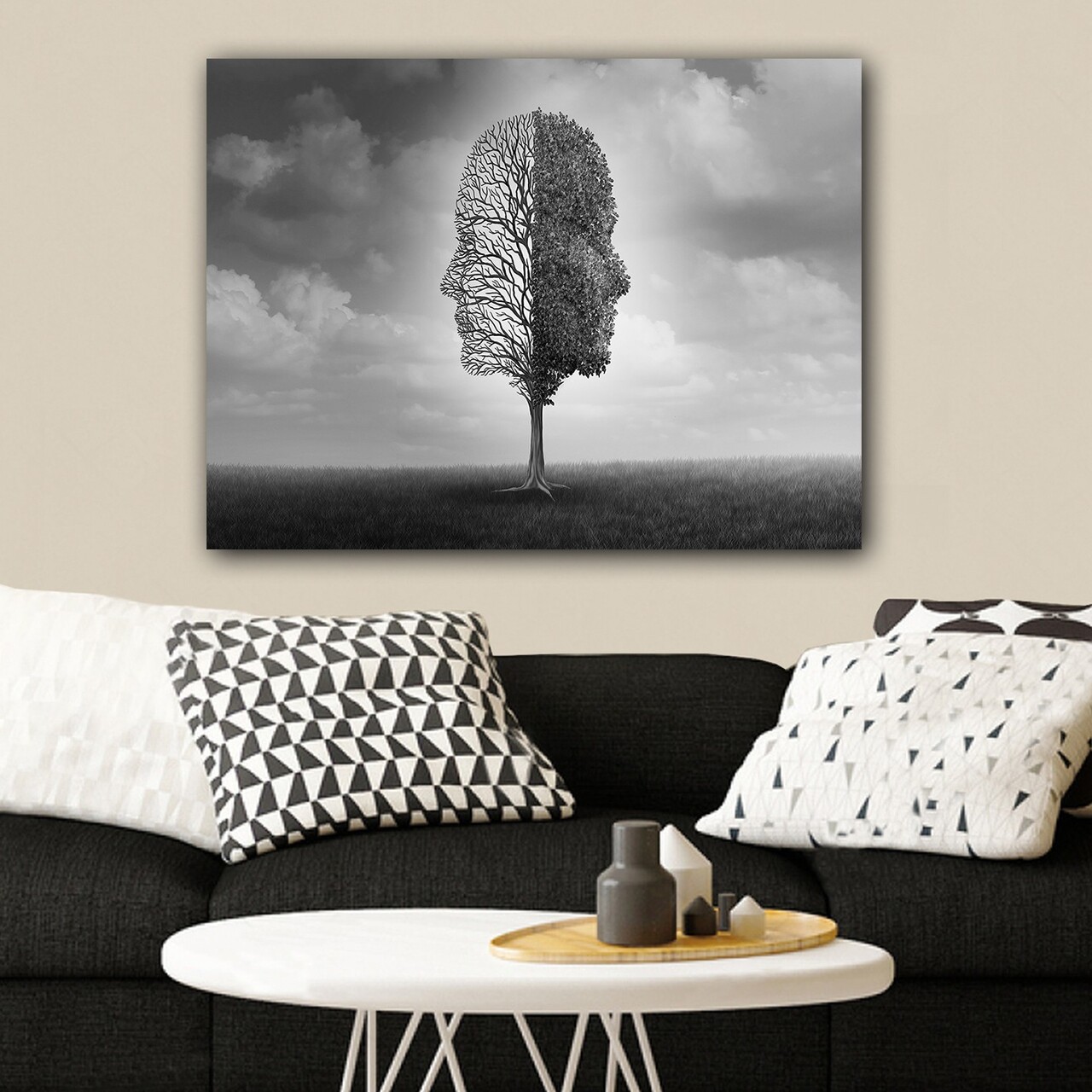 Tablou decorativ 1169550526_70100 Cadru: 100% LEMN (grosime: 3 cm) Multicolor