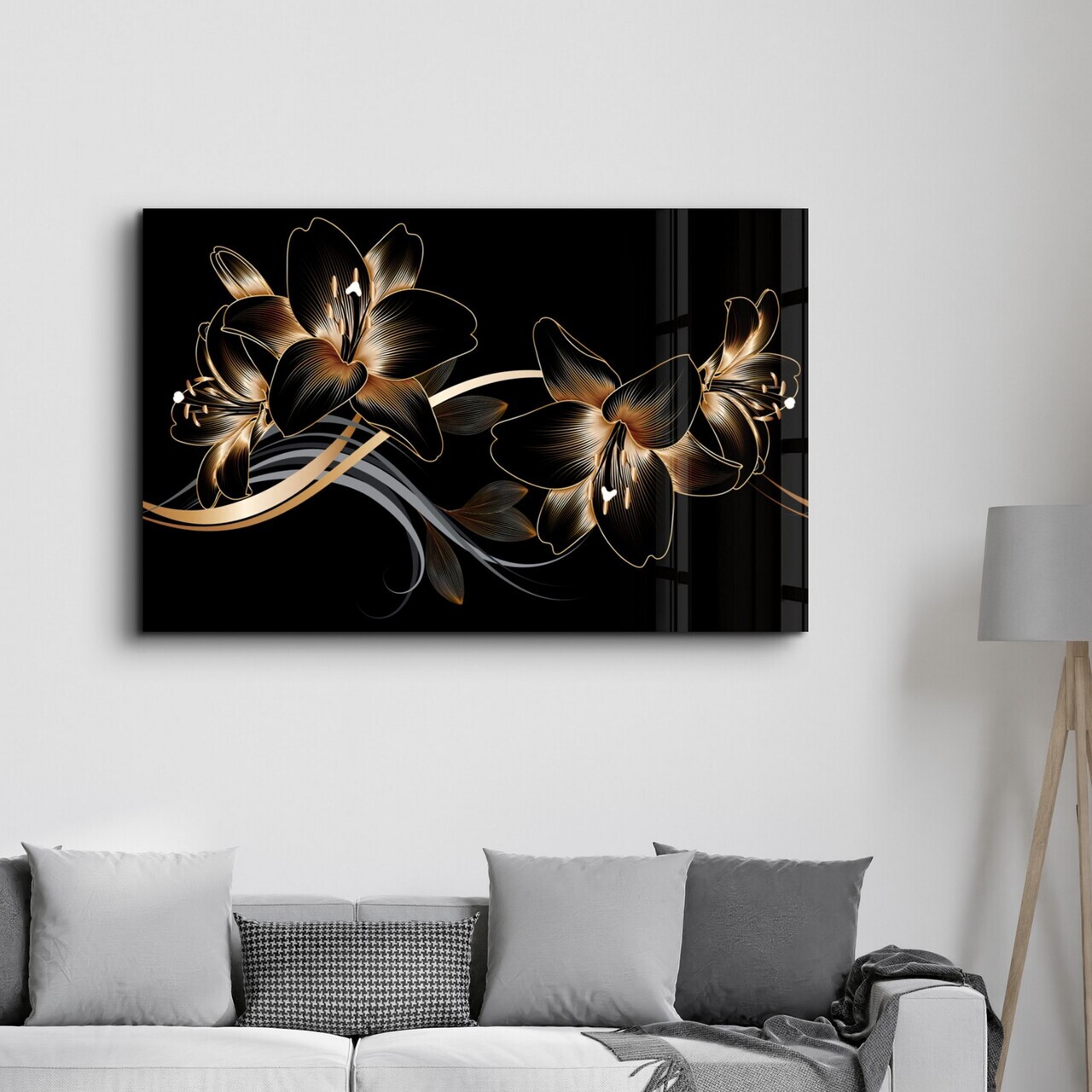 Tablou decorativ, CAM-1077, Dimensiuni: 46 x 72 cm, Multicolor — imaginea 3