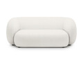 Canapea modulara 2 locuri, Kate, Micadoni, 183x99x76 cm, tesatura boucle, alb