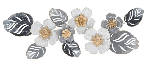 Decoratiune de perete 3D Flot A, Mauro Ferretti, 87.6×33.7 cm, fier, multicolor Mauro Ferretti