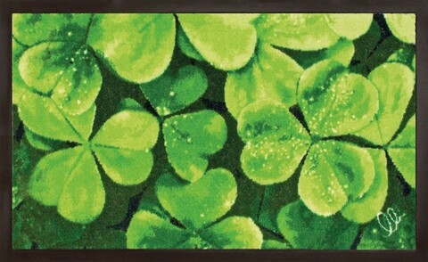 Covoras de intrare, Olivo Tappeti, Floor 2, Green, 45 x 75 cm, polipropilena, verde