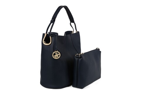 Geanta Beverly Hills Polo Club, 397, piele ecologica, bleumarin