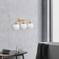 Aplica de perete, Fulgor, 942FLG2170, Metal, Auriu