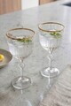Set de pahare de vin, Hermia, 127RKL1655, Auriu