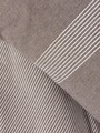 Lenjerie de pat dubla, Linje - Brown, Cotton Box, 50% bumbac / 50% poliester
