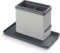 Organizator pentru chiuveta Tidytex, Metaltex, 24x13x14 cm, plastic, gri
