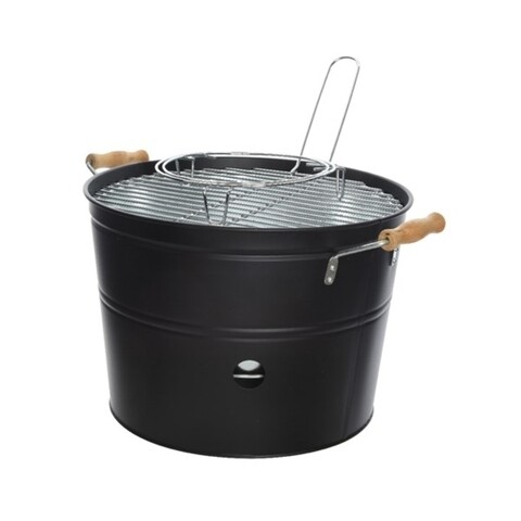 Gratar BBQ, Decoris, 33x40x24 cm, metal, negru