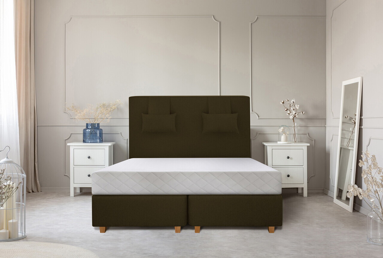 Saltea SuperOrtopedica KONFORTA XXL, 90x200x19cm, Spuma poliuretanica, Husa hipoalergenica, Reversibila, Fermitate Medie