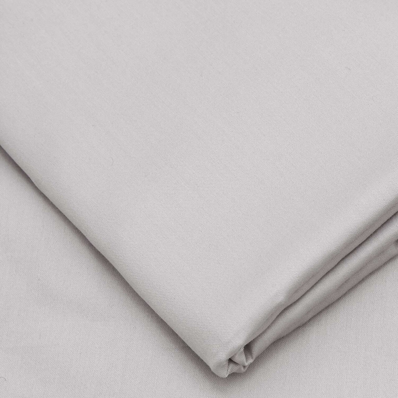 Cearceaf de pat cu elastic Satin Queen (DE), L'essentiel Maison, De Light Grey, Gri deschis - imagine 3