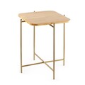 Masuta de cafea, Cerritos, Shb-005-A, 46x56x46 cm, Lemn, Aur / Natural