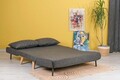 Canapea extensibilă cu 2 locuri, Futon, 859FTN2714, Metal , Gri inchis