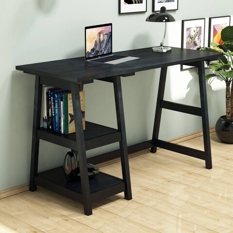 Birou Perla, Puqa Design, 73.5x51x120 cm, antracit