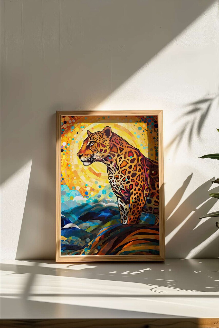 Tablou decorativ, Mscartmdl9, Lemn masiv, MDF, Multicolor - view 3