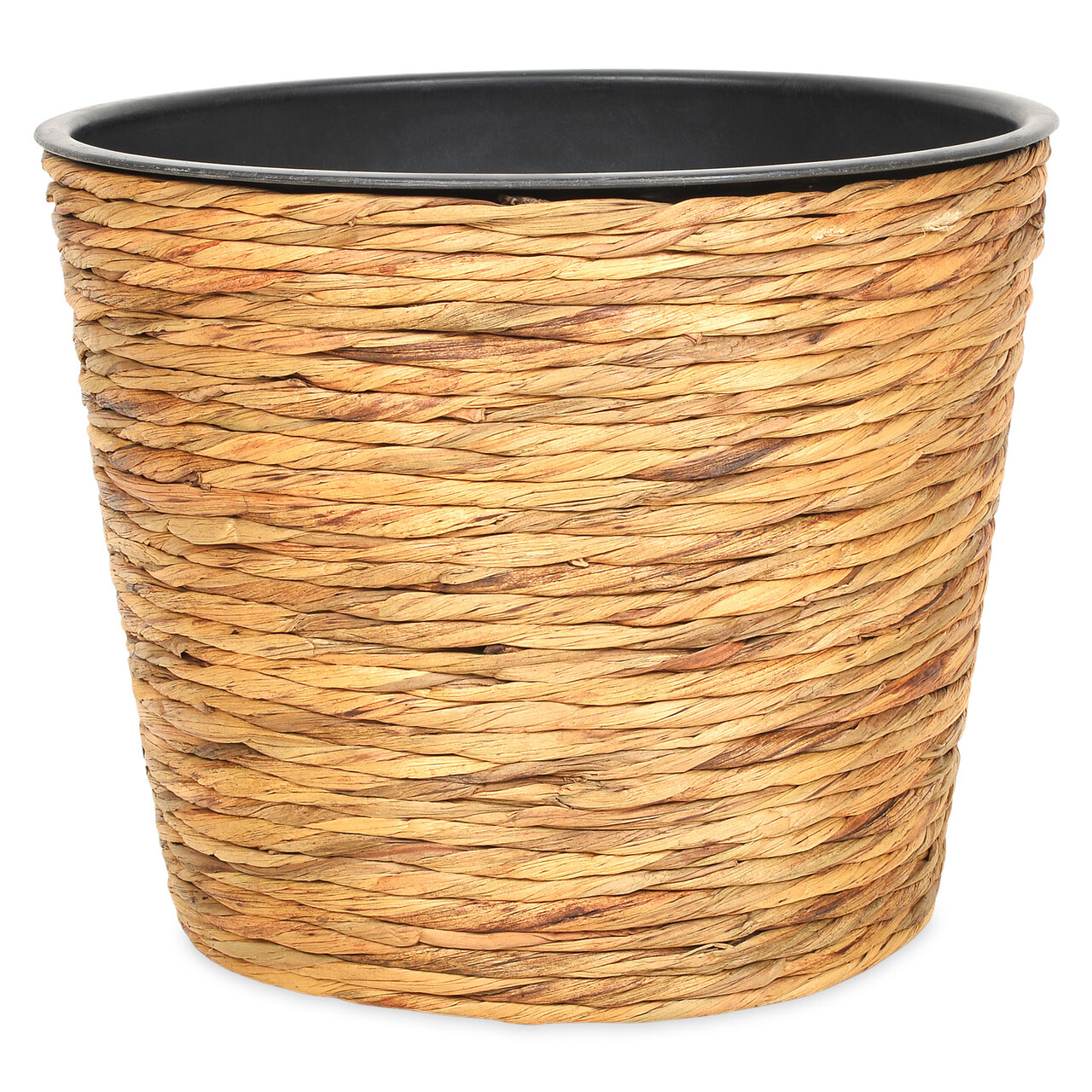 Ghiveci Weave, 40x32 cm, polipropilena, negru - 2 | YEO