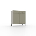 Comoda ADRK, Tili 2D 2S, 83.6x40.8x95 cm, PAL laminat, verde eucalipt