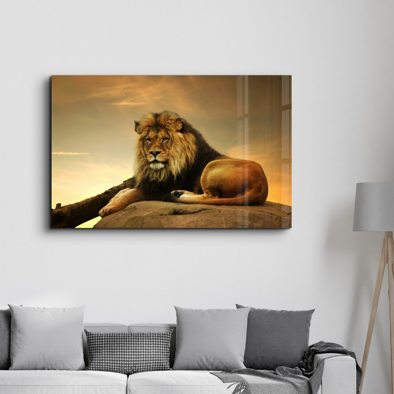 Tablou decorativ, OGLS-4027, Dimensiuni: 46 x 72 cm, Multicolor - view 3
