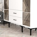 Dulap pentru haine, Hommy Craft, Kumsal PTP, 160x47.5x201.4 cm, PAL, Alb