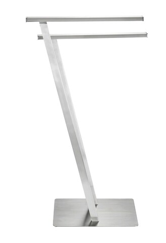 Suport pentru prosoape, wenko, lirio, 20 x 40 x 76.5 cm, inox, gri