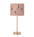 Lampa de masa Krano V2, Boltze, 18x40 cm, 1 x E14, fier/poliester, roz