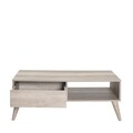 Masuta de cafea, Adore, Shp-655-Tt-1, 110x42x65 cm, PAL, Nuc deschis