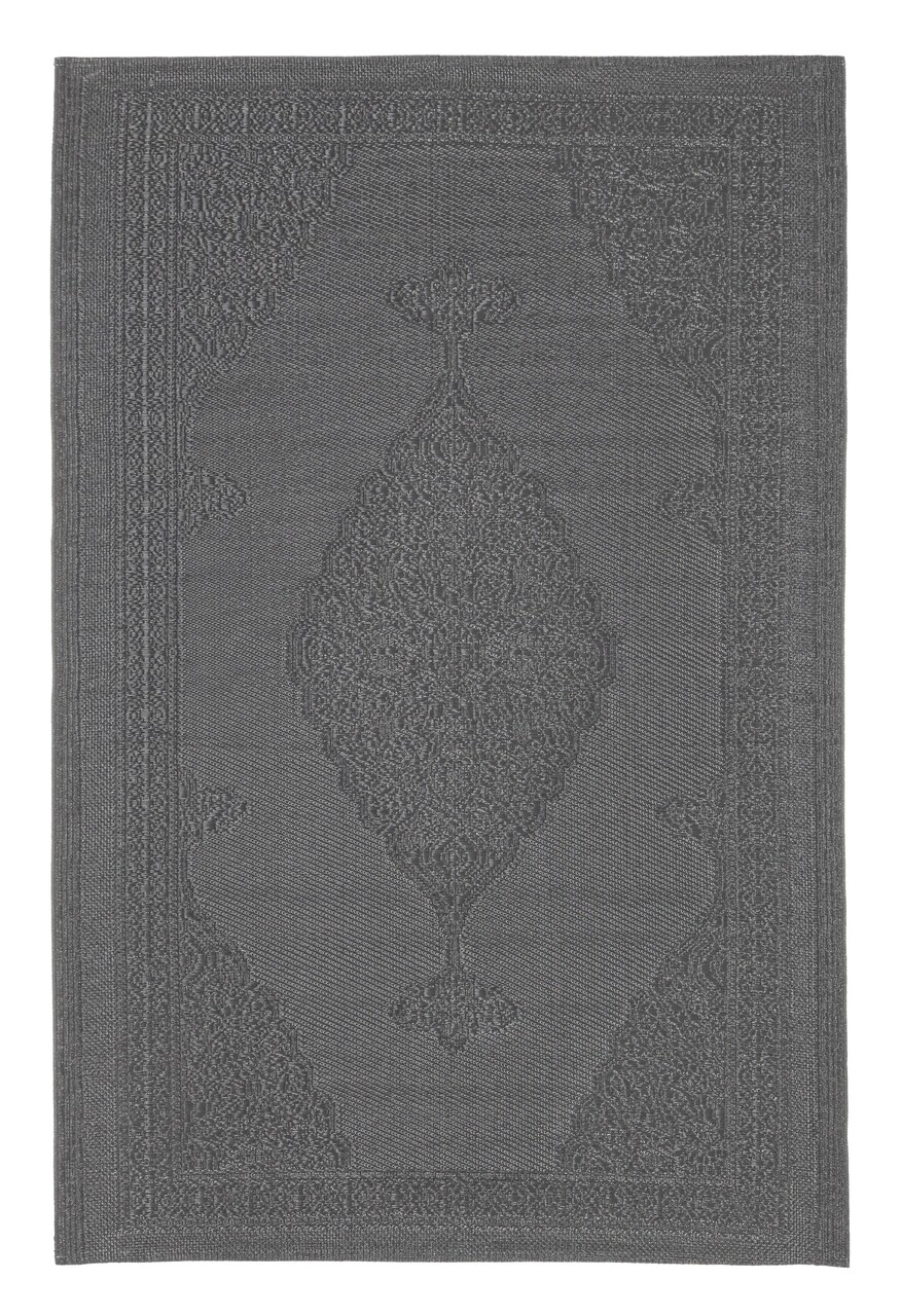 Covor de exterior Delbar, Bizzotto, 150 x 210 cm, polipropilena, gri
