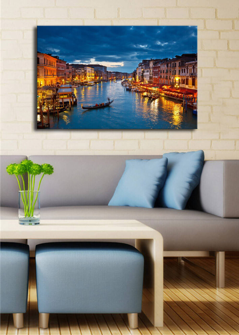 Tablou decorativ cu lumina LED, 4570DACT-8, Dimensiune: 45 x 70 cm, Multicolor - view 2