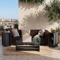 Set masute de cafea, Hanah Home, Amon, PAL melaminat, Antracit