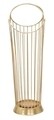 Suport pentru umbrele Rack Glam, Mauro Ferretti, 25.5x18.5x60 cm, fier, auriu