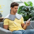 Perna electrica cu incalzire pentru gat si umeri Sholkad, InnovaGoods, zona cervicala, 60 × 45 cm, ergonomica, gri