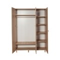 Dulap pentru haine Mode 221, Vella, 135x52x192 cm, multicolor