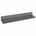 Raft de perete acrilic, Hanah Home, Vivid, 50x10x4 cm, Gri fumuriu