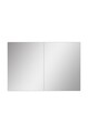Oglinda cu Iluminare Led, Mirrorland, Rectangular, Oglindă indestructibilă cu obturator, Roz