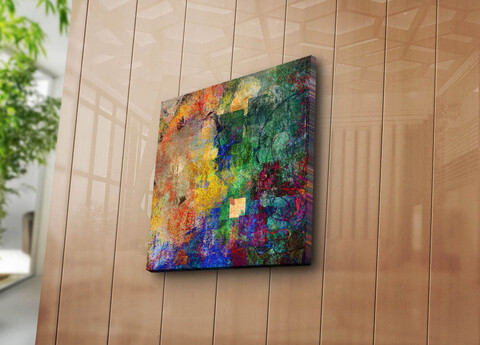 Tablou decorativ, 4545k-91, canvas, dimensiune: 45 x 45 cm, multicolor
