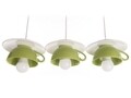 Lustra Afternoon tea, Deco Republic, E27, 3x60W, ceramica, verde