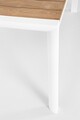 Masa pentru gradina Cameron, Bizzotto, 180x90x75 cm, aluminiu/lemn de tec, alb