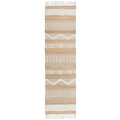 Covor Medina Jute Natural/Ivory, Flair Rugs, 60x230 cm, iuta/lana, natural/ivoriu