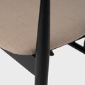 Scaun Calido, Homla, 58x55x78 cm, lemn/poliester, negru