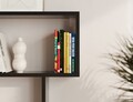 Raft de perete ELTAP, Egurro, 80x20x144 cm, PAL/PVC, negru